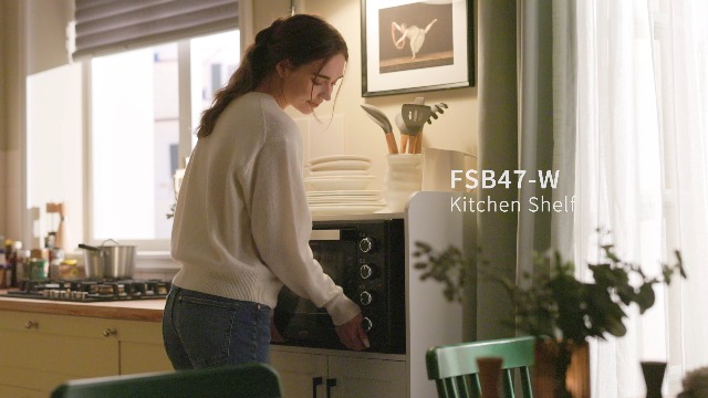 Sweiko Sideboard Mit Klappbarer Platte & Rollen – Multifunktional Für Küche & Esszimmer