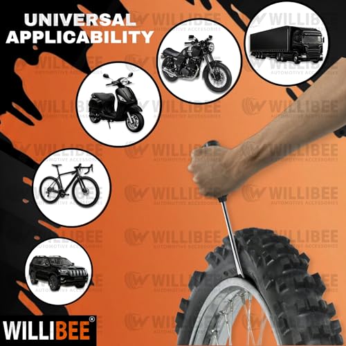 Image of WILLIBEE Heavy Duty Tyre Levers for Cycle & Bike | Tire Changing Tools for Two Wheelers | Size-7.5 INCH (Pack of 2)