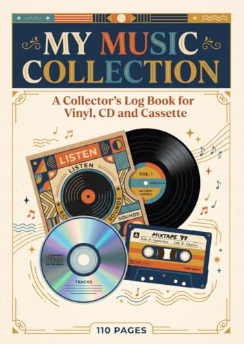 My Music Collection: A Collector's Log Book for Vinyl, CD and Cassette image 2