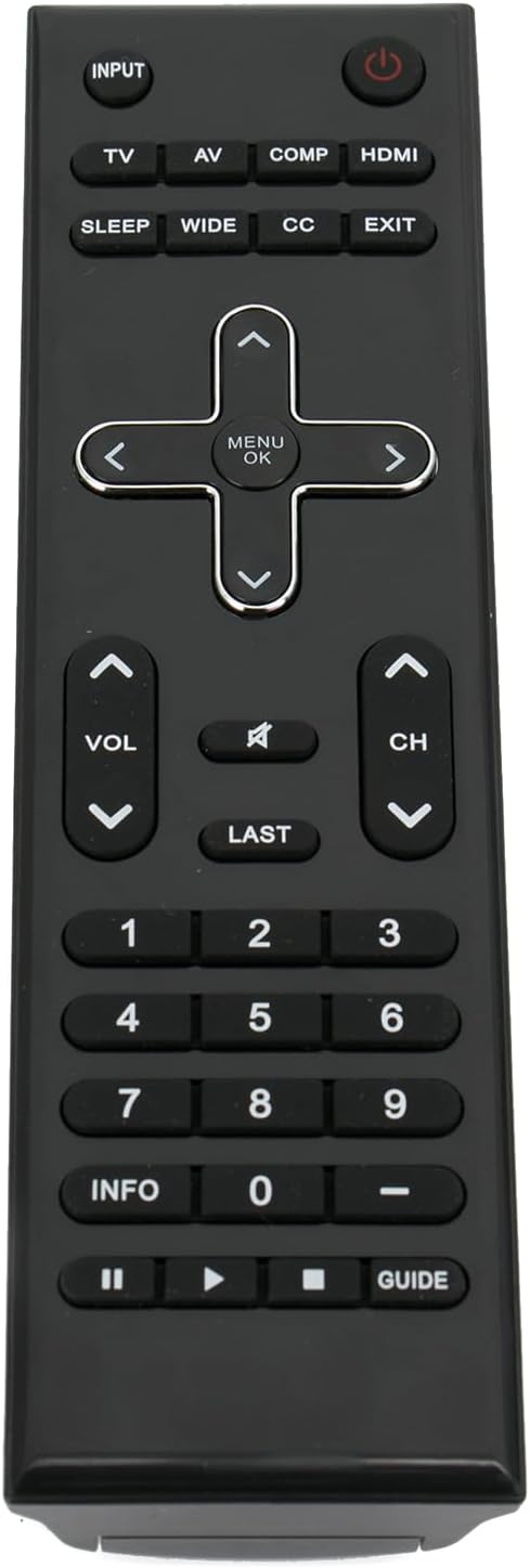 VR10 Replacement Remote Control Compatible with Vizio TV E470VA E550VA M190VA M220VA M220VA-CA M260MV M260VA M260VA-MX M1490VA-MX E190VA E220MV E220VA E260MV E260VA E320VA E321VA E370VA E371VA E420VA