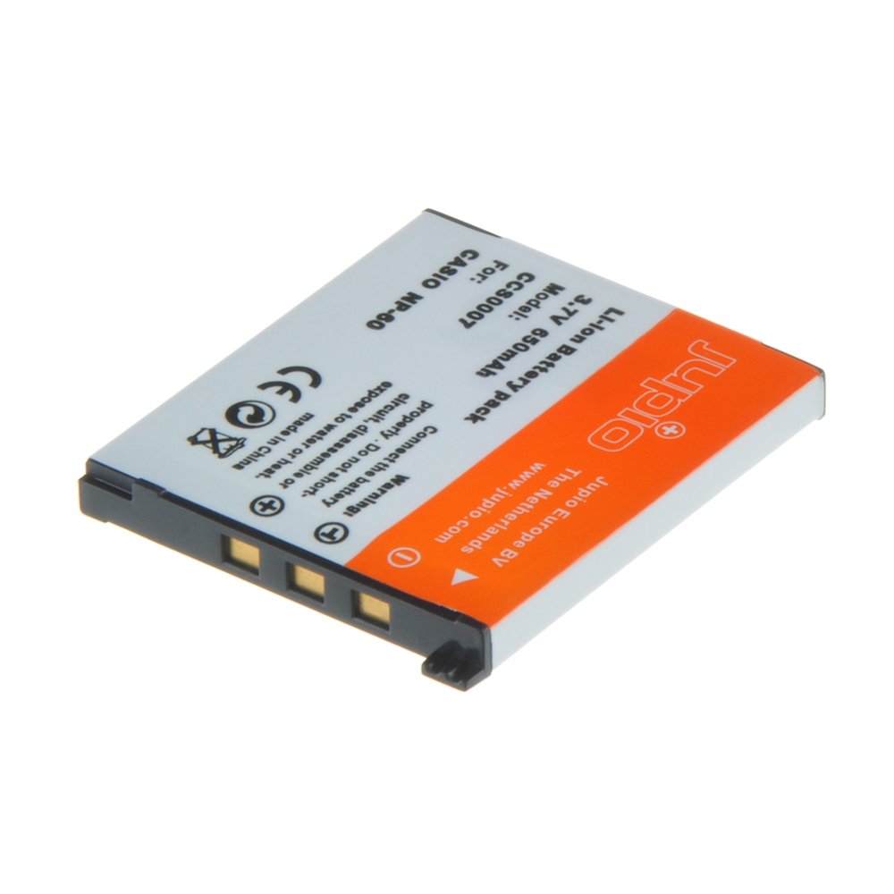 Batería Casio NP-60 recargable de litio 650 mAh para cámaras 2