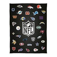 Herding Wellsoft-Decke NFL Teams, 150 x 200 cm, Weiche Kuscheldecke, Polyester