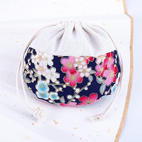 10 bolsas sacchetto de lino con cordón para joyería miniatura 1