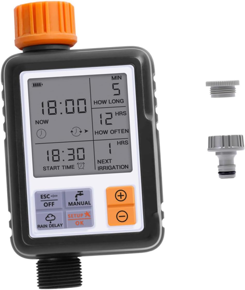 Automatic Watering Timer for Gardens and Balconies Smart Irrigation Controller HD Display 1 Set Watering System Battery Operated