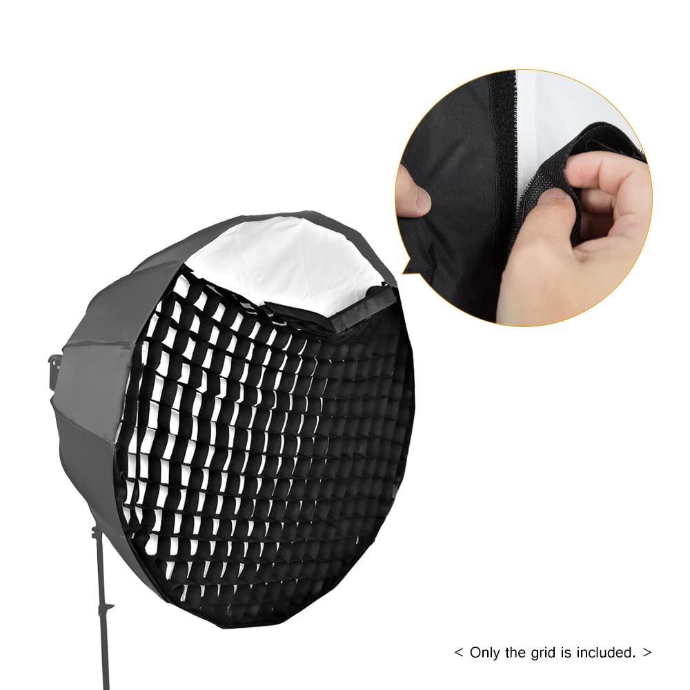 Andoer 90 cm / 35 pollici Softbox Honeycomb Grid 16 Robs Fotografia Profonda Parabolic Softbox Grid per Studio Fotografia