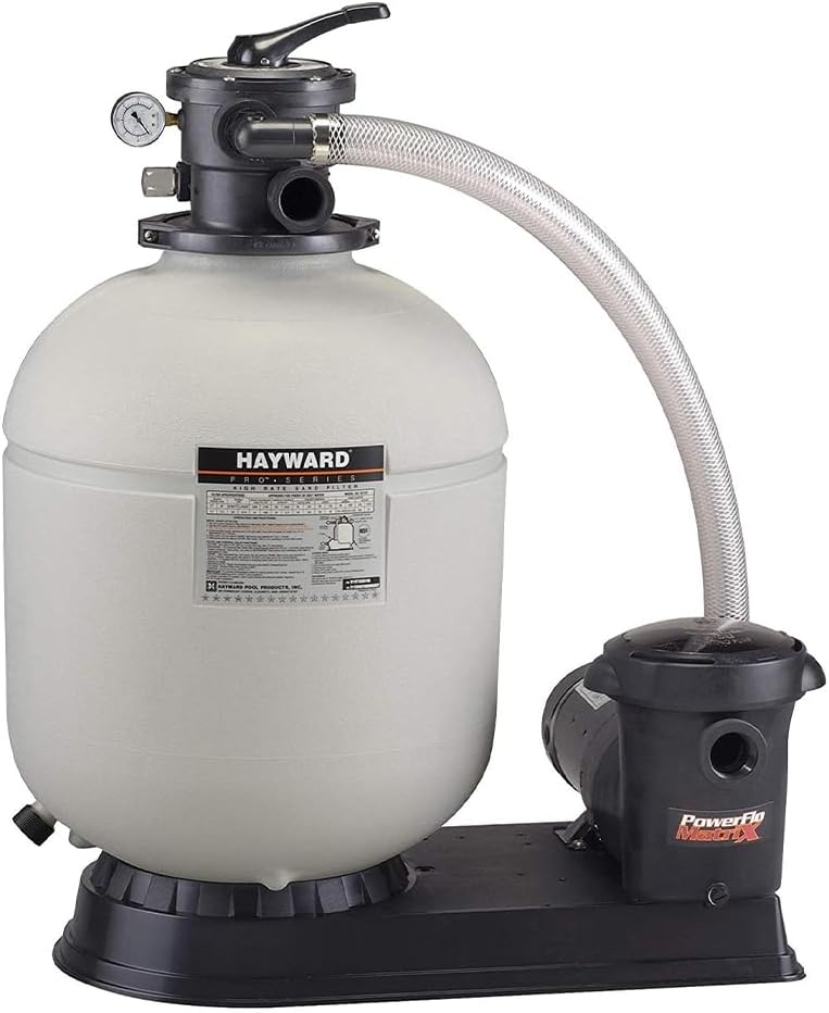 Hayward W3S210T93S ProSeries 21 In., 1.5 HP Sand Filter System for Above-Ground Pools