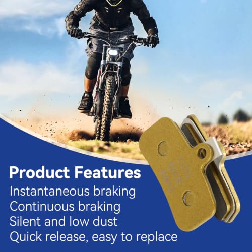 Image of 8 Pcs Brake Pads Front Rear for Surron Light Bee X Electric Bike | Brake Pad for Sur-ron L1E LBX S Talaria Sting MX3 MX4 XXX Segway x160 x260 Dirt E-bike Ebike Sur-Ron Brakes Parts