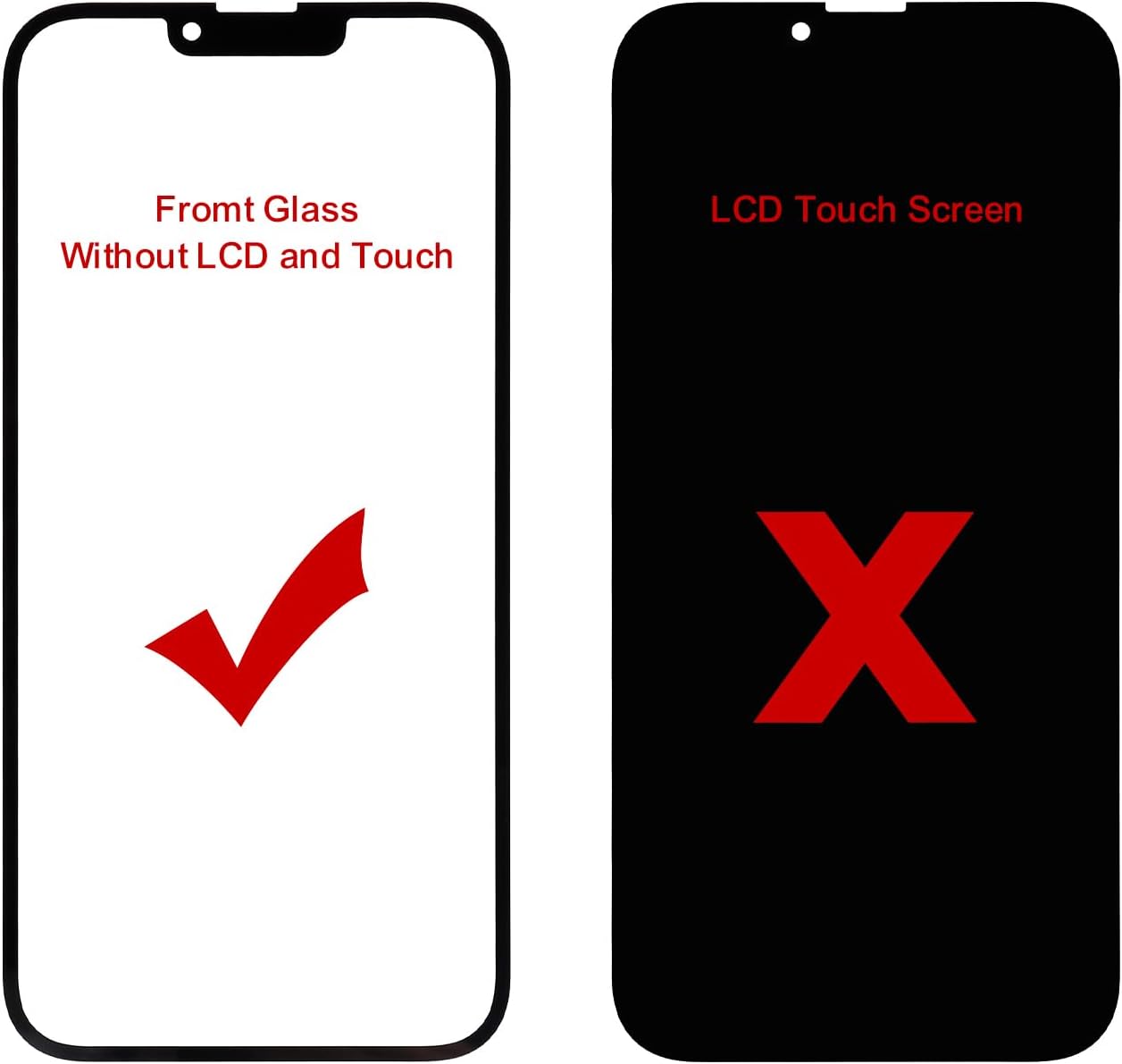 New Front Outer Lens Glass Screen Replacement for iPhone 13 Pro Max with Specialized Repair Tools Kit.(No LCD Touch ＆ Digitizer)-6.7'' image 5