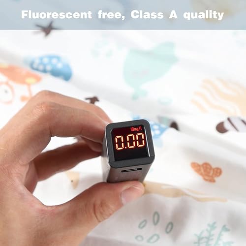 Miniatura 9 de 2 piezas de algodón cubierta de lactancia materna cubierta con correa ajustable peso ligero cubierta de cuidado de la lactancia materna transpirable