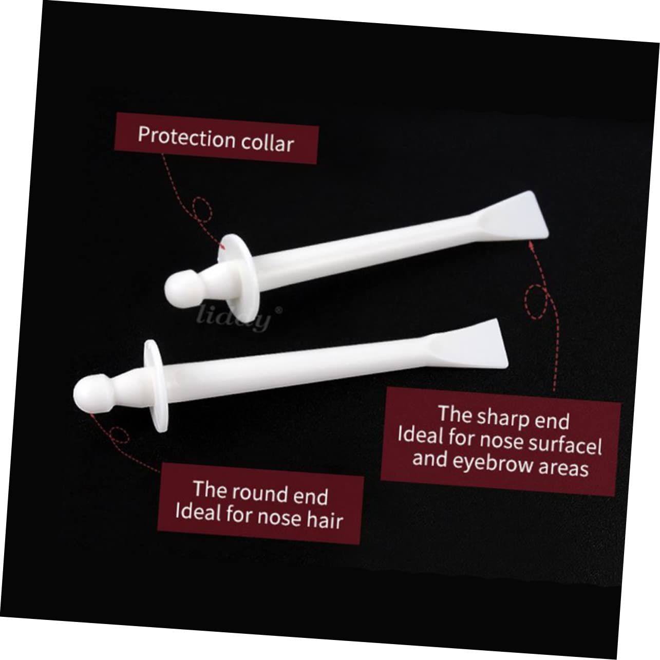 TOVINANNA Diy Nose Hair Removal Tool 10pcs Plastic Wax Sticks Safe Comfortable for Areas