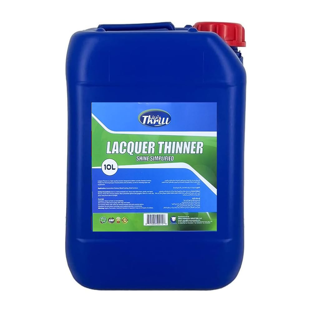 Thrill Lacquer Thinner 10L Can - Premium Solvent for Paints & Coatings