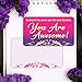 PARTH iMPEX You Are Awesome Cards Pack of 100 – Gold Foil Appreciation Kindness Cards 3.5x2 Mini Motivational Recognition Notes for Teachers Students Employees Coworkers Staff Rewards Encouragement