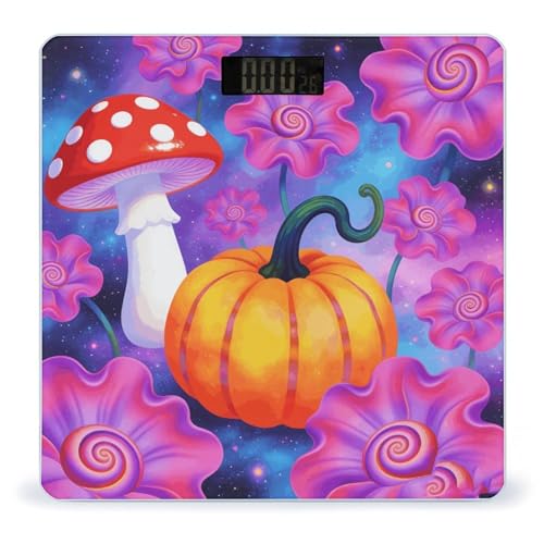 Balanca digital Groovy Flowers Mushroom Pumpkin 180kg miniatura 1