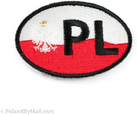 Sew-On Patch - Poland: PL & Eagle