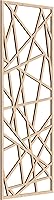 Vista 97 de 9 3/8"W x 24 3/8"H x 1/4"T Conway Decorativos Paneles de pared de madera calado, aliso