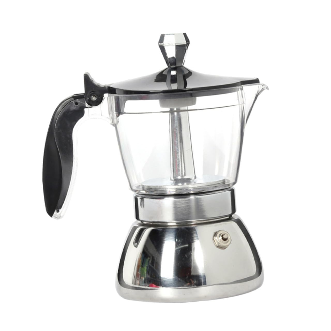 ULTECHNOVO Cafetera De Acero Inoxidable Cafetera Para Preparación Manual Para Uso Casa Para Café