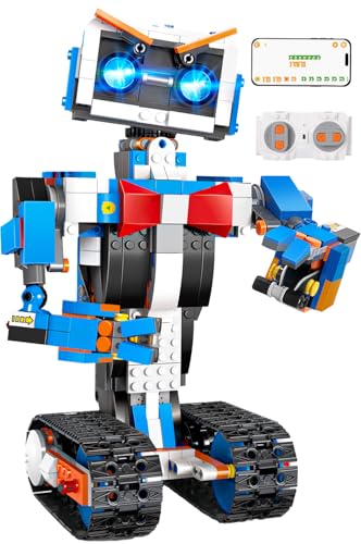 okk Robot Building Kit, STEM Robot Toys for Kids 8-12, APP & Remote Control Robot Building Sets, DIY Engineering Educational Coding Robotics kit, Programmable Robot Building Toys Gifts for Boys Girls