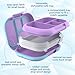 Bentgo Chill Kids Leak-Proof Lunch Box - 4-Compartment Bento Box with Built-In Ice Pack, 3.3 Cup Capacity, PFAS & BPA-Free, Microwave & Dishwasher Safe, Ideal Size for Ages 3 to 7 (Vivid Orchid)