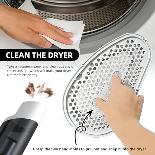 W10828351 Dryer Lint Filter with Cover, Upgraded Lint Screen Assembly Replacement with Steel Mesh and ABS Frame, Replaces 8531964 8531966 8531967 AP5985829 by STIVELC - Image 4