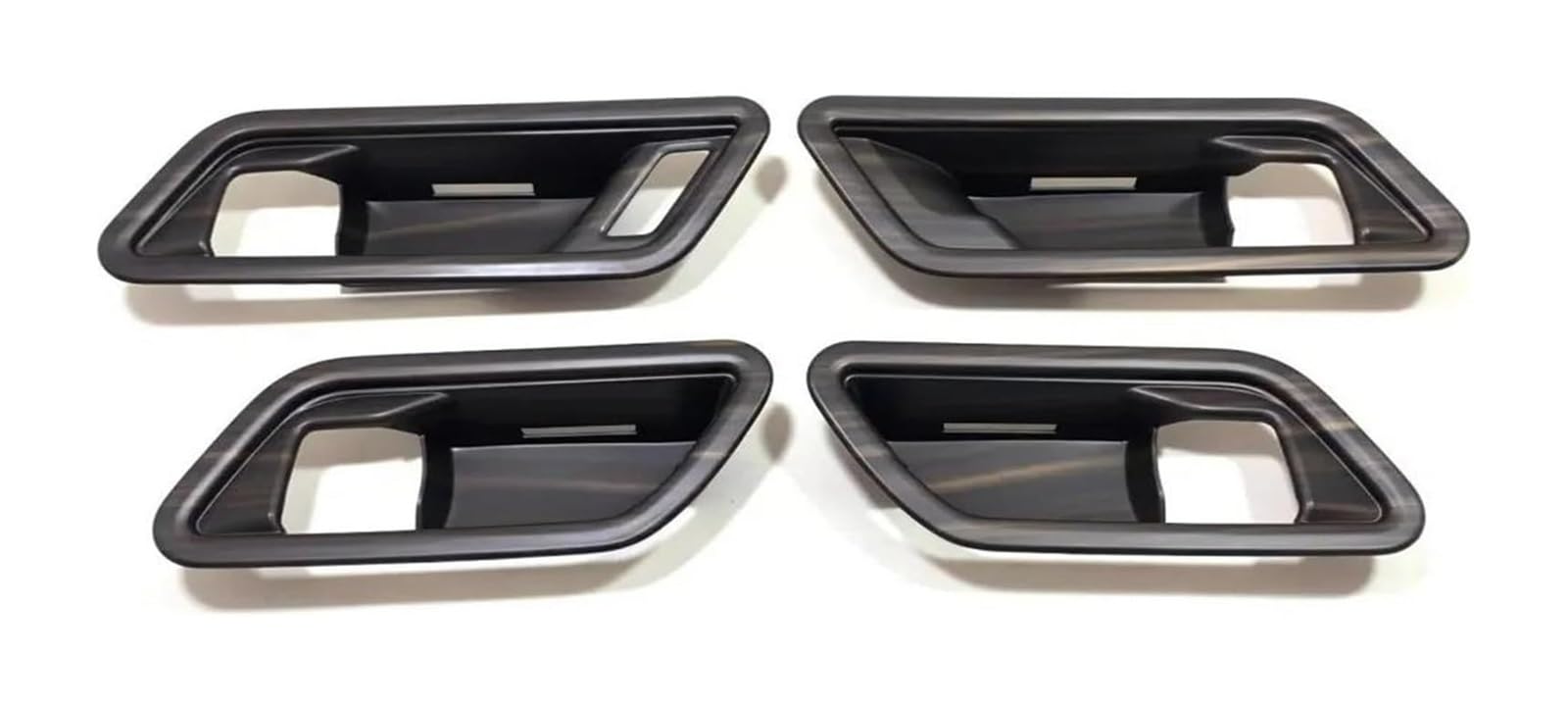 RORLL for Toyota BZ4X EA10 2022 2023 Car Inner Door Handle Bowl Cover Trim Decoration Frame Sticker Car Interior Door Handle(Wood Grain)