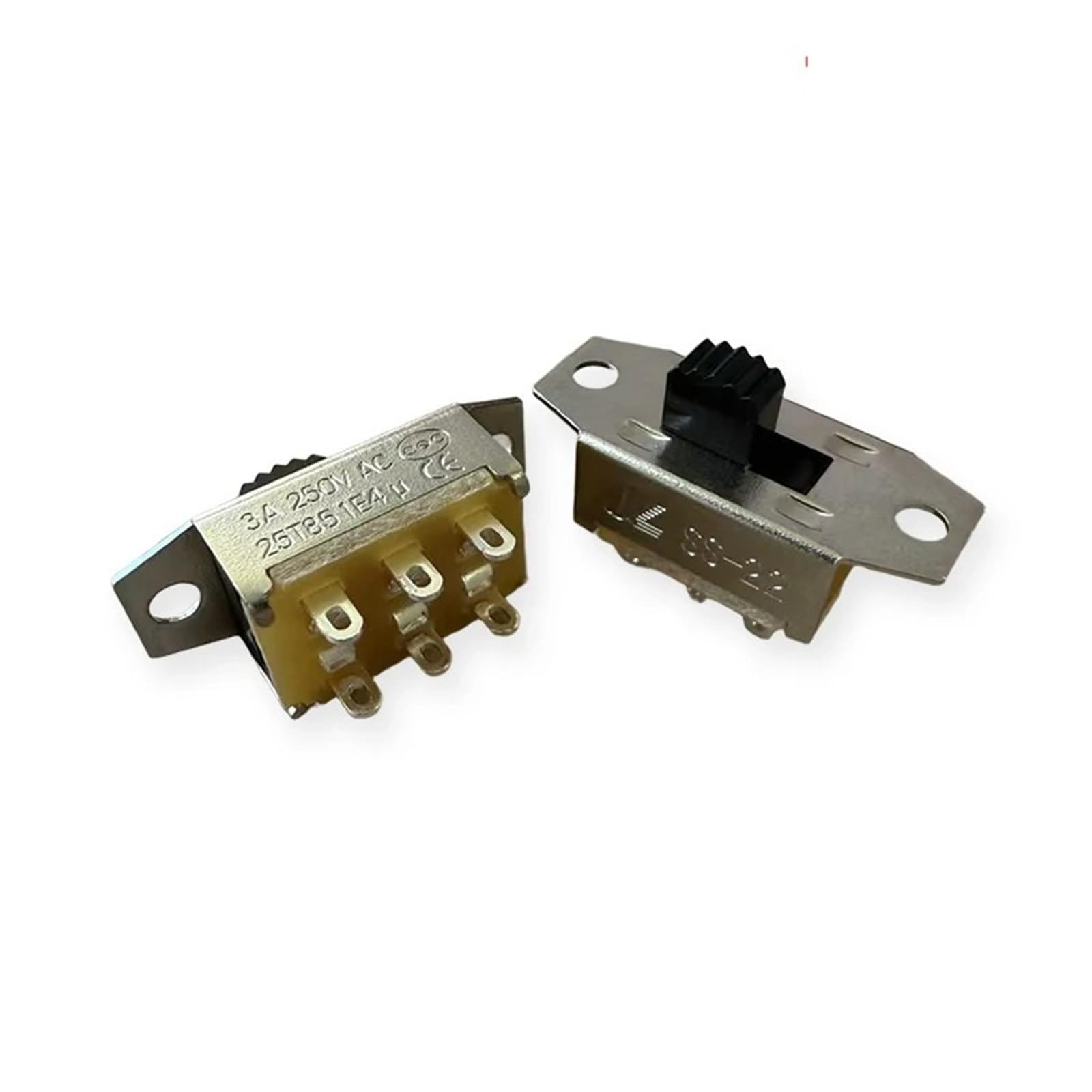 Interruptor de palanca SS-22G08 2P2T de 2 posiciones y 6 pines para secador 8