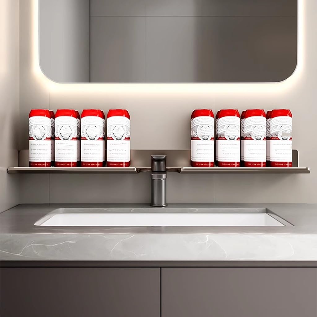 Sopra il rubinetto mensola nizer – a forma di U da parete per cucina, WC, lavanderia, lavanderia, massimizza lo spazio e mantiene gli oggetti essenziali a portata di mano