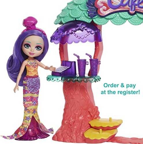 Cafetería submarina de Martina Mermaid Enchantimals colección exclusiva con acabados brillantes 5