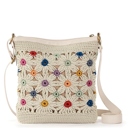 Image of The Sak Lucia Crossbody Bag in Crochet, Convertible Purse with Adjustable Shoulder Strap