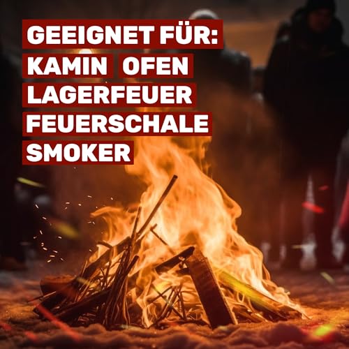 Kaminholz Flameup Buchenholz mit Rinde, 5 kg