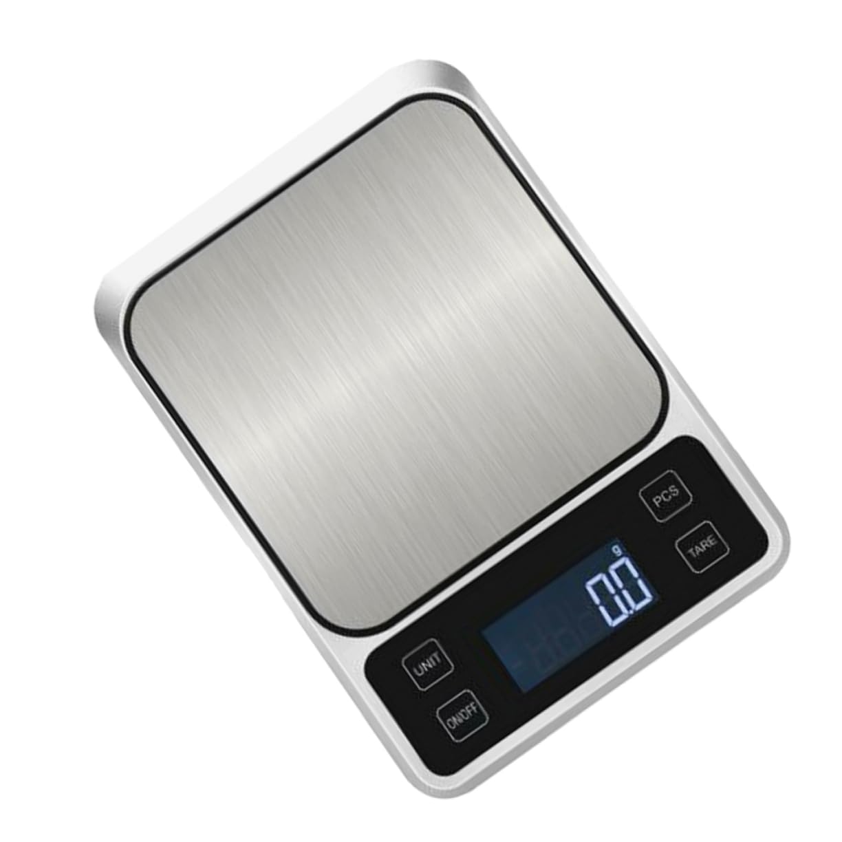 Präzise Küchenwaage aus Edelstahl mit 5kg Kapazität und Hoher Genauigkeit Elektronische Küchenwaage zum Kochen und Labormaßstab für Exakte Messungen