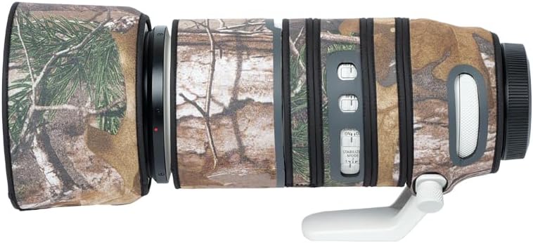 Waterproof Lens Covers Camera Rain Covers for Canon RF 100-500 F/4.5-7.1 L is USM,Anti-Impact Protective Case (Jungle Camouflage)