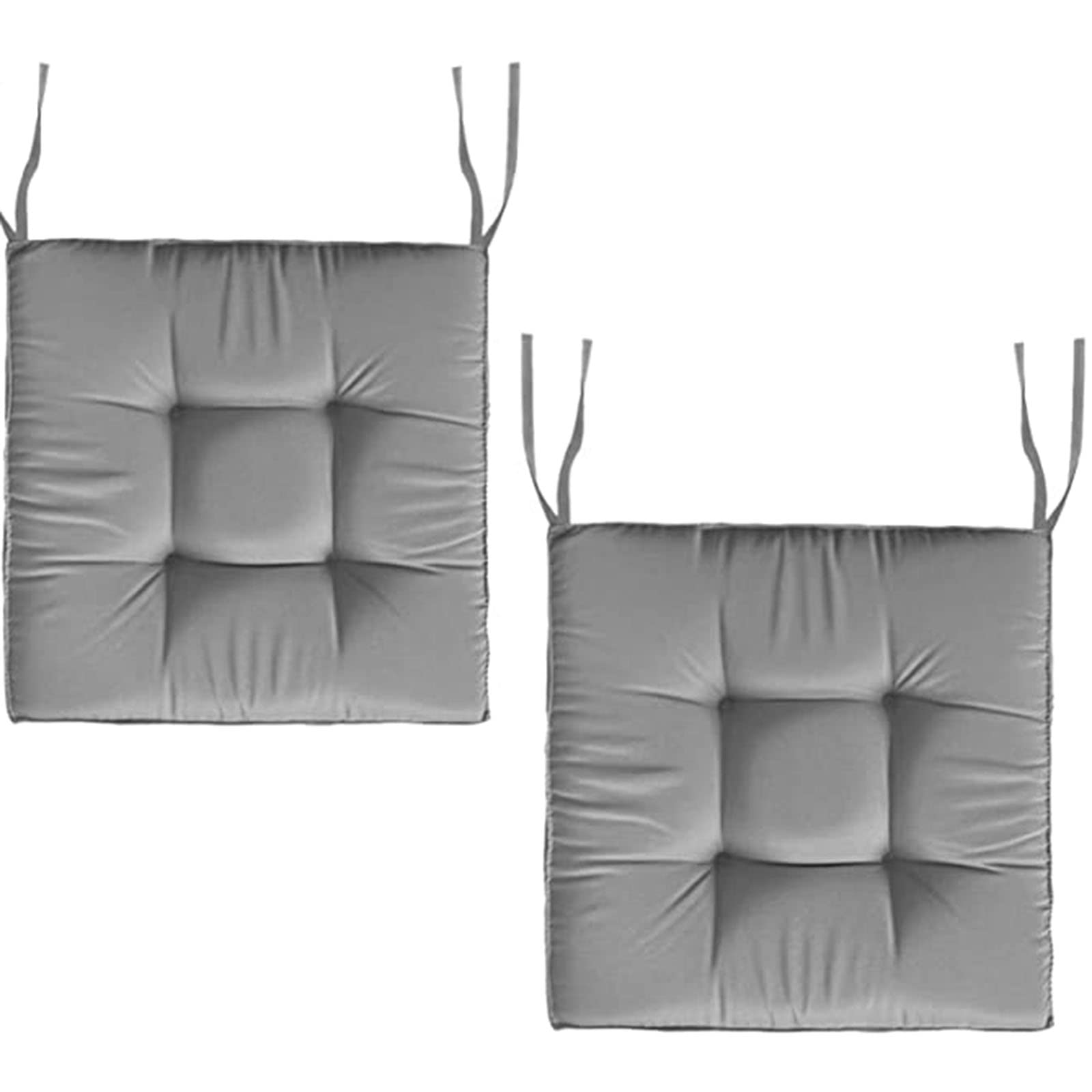 Coussin pour chaise imperméable TOULIVER fini les sièges mouillés avec ce lot de 2 gris