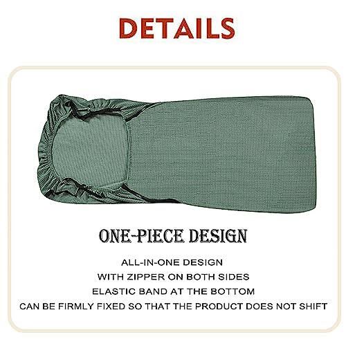 Housse de chaise bureau imperméable avec fermeture éclair x6 - 5