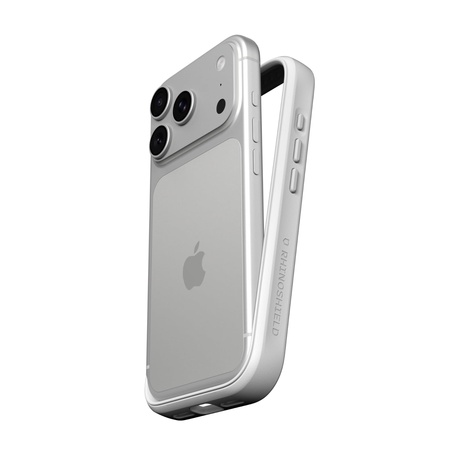 Photo 1 of RhinoShield Phone Case Compatible with iPhone 17 Pro | Mod NX - Modular Protective Bumper Case Without Backplate, Slim Design, Shockproof with Military Grade Drop Protection - White