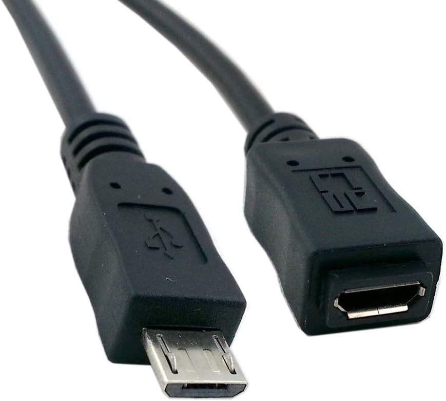 Кабель CY USB 2.0 Micro USB 5-контактный штекер — 5-контактный гнездовой удлинительный кабель для высокоскоростной передачи данных