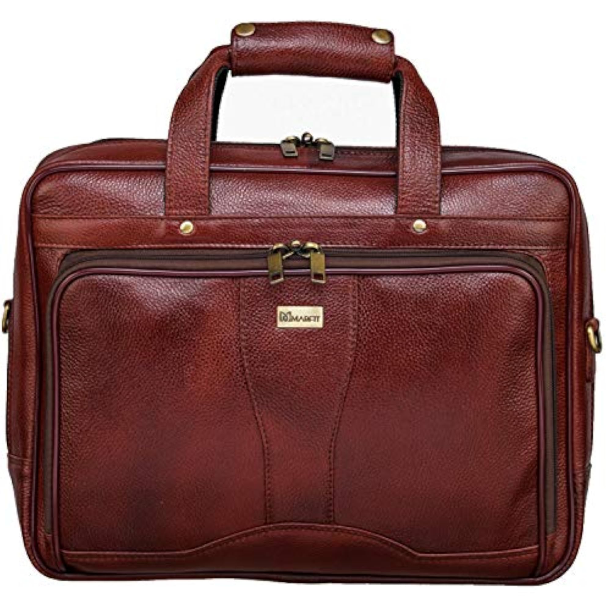 Genuine Leather Office Laptop Messenger Bag, 16 Inch