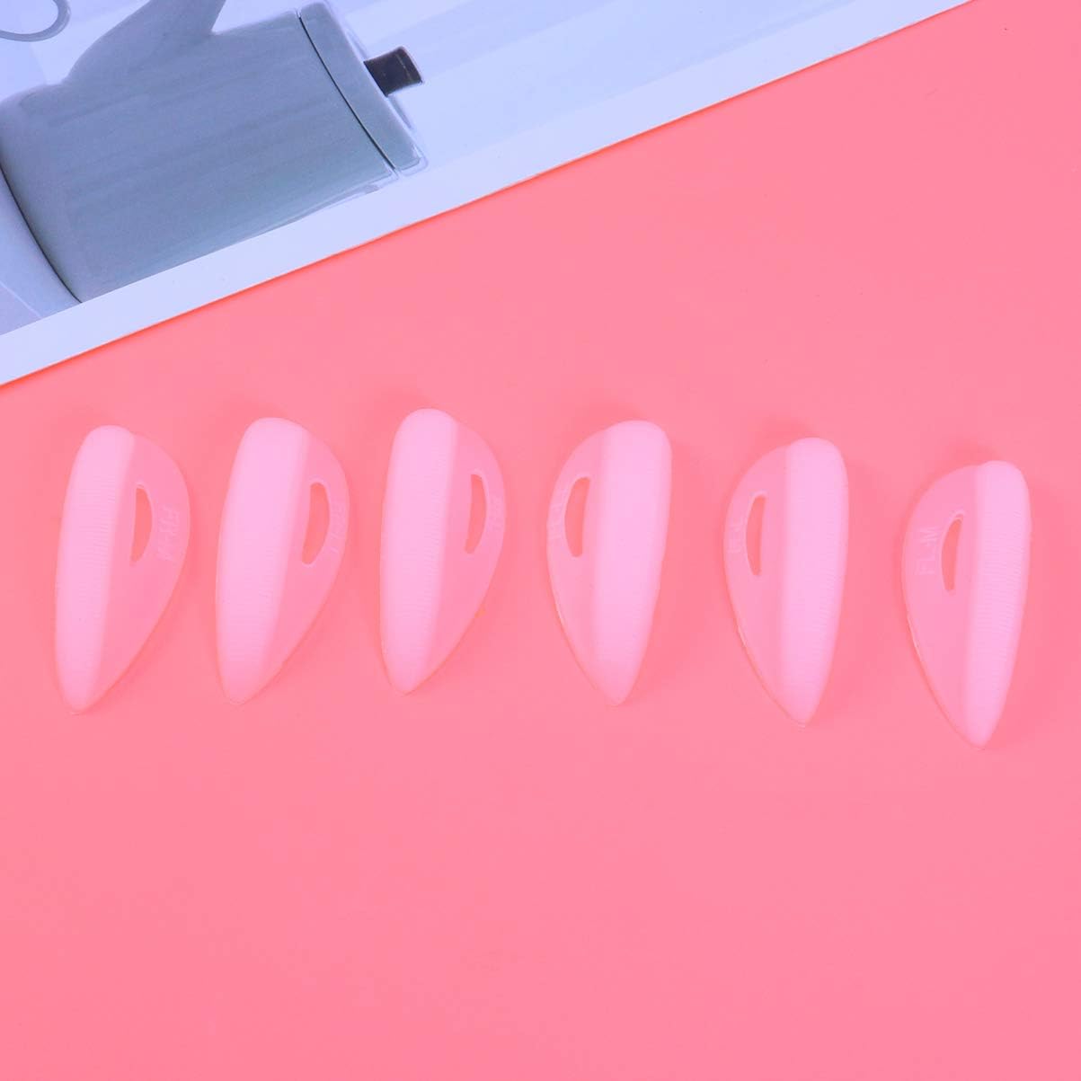 Lurrose 10 Pairs Eyelash Perming Curlers Perming Pads Lash Lift Rods Curler Shield Pads for Girls Ladies