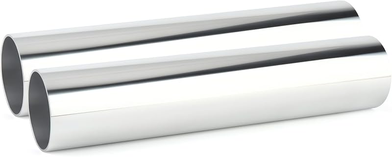 Tubos retos de alumínio GASHER para intercooler e admissão 2,75" – 30,48 cm, conjunto com 2