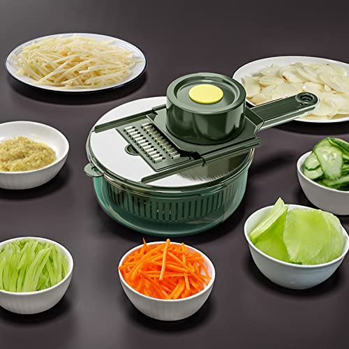 Cortador Multifuncional de Verduras 10 en 1 Acero y Plástico miniatura 2