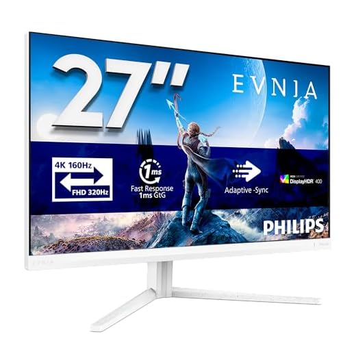 Philips Evnia 27M2N5901A - 27 Zoll UHD Gaming Monitor, 160 Hz, 1 ms, G-Sync comp., HDR400 (3840x2160, 160Hz, 2X HDMI 2.1, DisplayPort 1.4, USB-C (65 W Power Delivery), USB Hub) schwarz grau