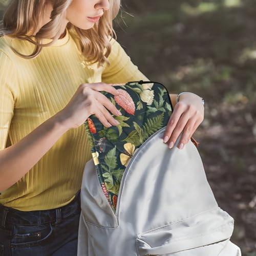 Funda para portátil 13-14 pulgadas con diseño mariposas y flores miniatura 6