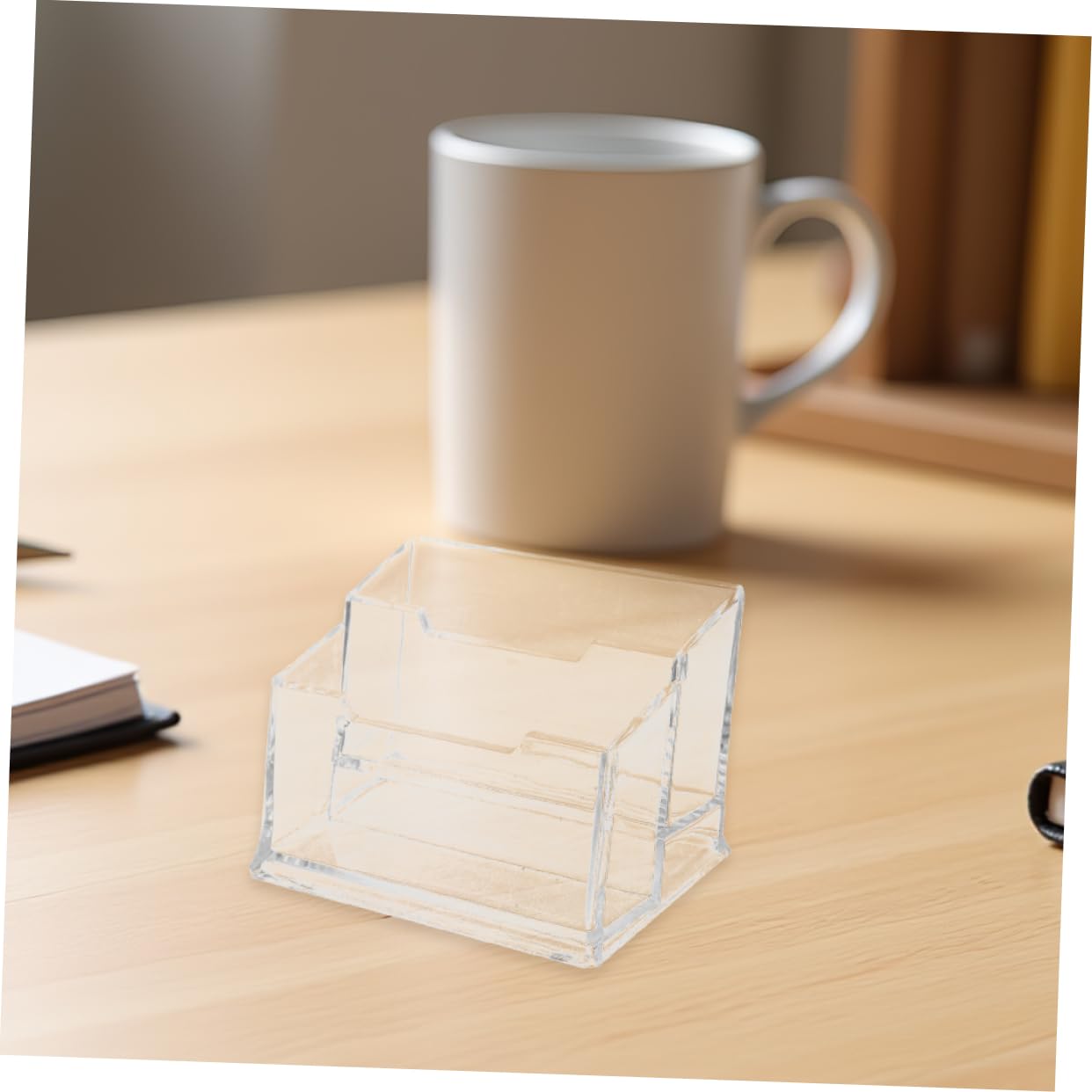 Artibetter 5pezzi Biglietti Visita in Plastica Organizzatore Espositore Per Ufficio Conferenze Hotel Centri Ricevimento