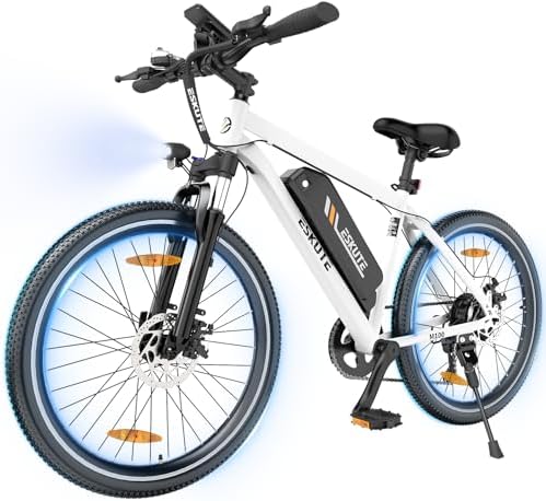 ESKUTE M100 Bicicleta Eléctrica, 27.5" Bicicleta Electrica Montaña,Motor 250W, Baterí...