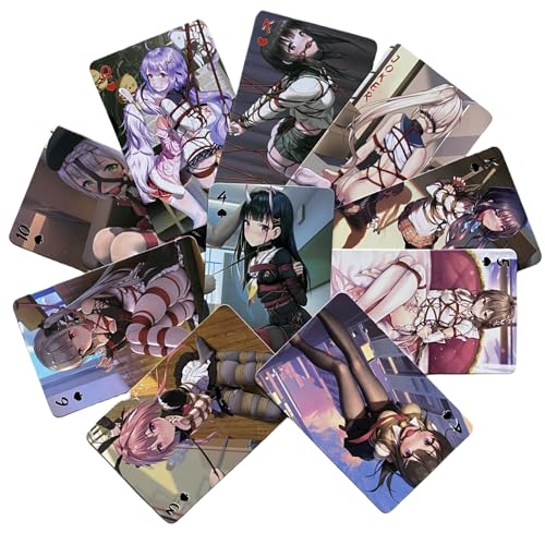 INNAL Waifu Cards Hentai Poker Cards Nude Poker Poker for Adults Game Peripherals