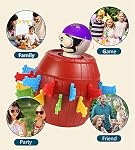 Pirate Funny Barrel Large Size Tricky Spoof Game 8.3x5.9in Lucky Stab Toys Party Interactive Spoof Pop-Up