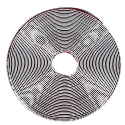Alipis Tira Autoadhesiva de Moldura para Esquinas de Pared 10 Metros Flexible y Resistente PVC Plateado Brillante de 2 CM Protección Antiimpactos para Decoración y Mejora del Hogar