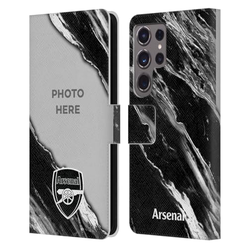 Coque Arsenal FC personnalisée en cuir pour Samsung Galaxy S24 Ultra