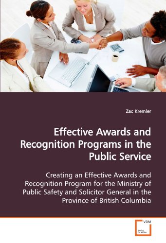 Effective Awards and Recognition Programs in the Public Service