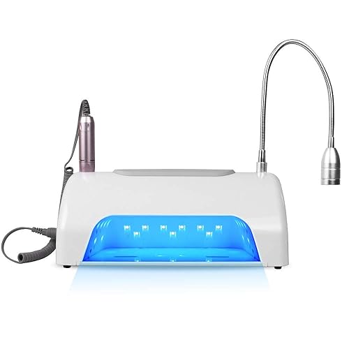 Máquina de taladro eléctrico de uñas Lolicute 5 en 1 colector de polvo de uñas de 30000 RPM máquina de lima de uñas eléctrica para salón y hogar