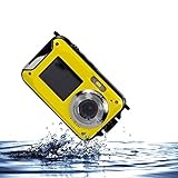 PowerLead Gapo PL-03 Double Screens Waterproof Digital Camera 2.7-Inch Front LCD Easy Self Shot Camera